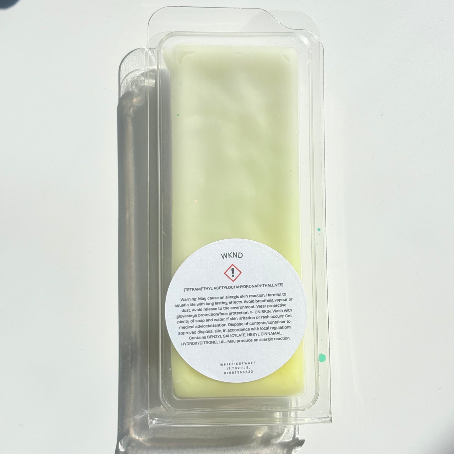 MELTS THAT MATTER -WKND Scented Wax Melt Snap Bar