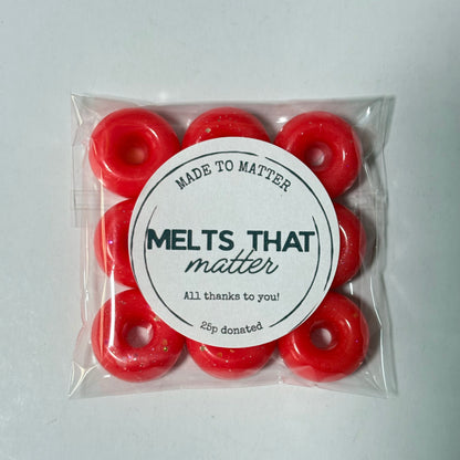 MELTS THAT MATTER - Red Poppies Scented Wax Melt
