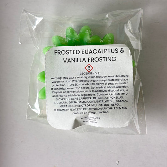 MELTS THAT MATTER - Frosted Euycalptus & Vanilla Frosting Scented Wax Melt Flower