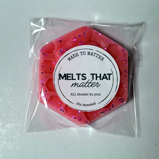 MELTS THAT MATTER -FAB CHERRY Scented Wax Melt Honeycomb
