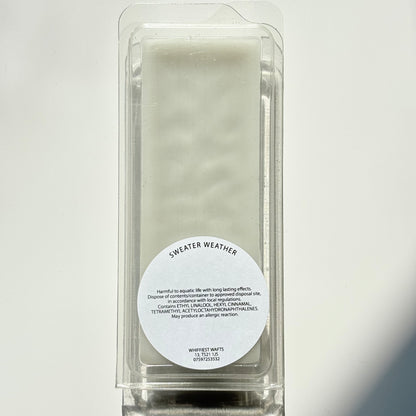 MELTS THAT MATTER - Sweater Weather Scented Wax Melt Snap Bar