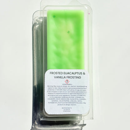 MELTS THAT MATTER - Frosted Eucalyptus & Vanilla Frosting Scented Wax Melt Snap Bar