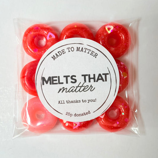 MELTS THAT MATTER - Marshmallow & Californian Cherry Scented Wax Melt